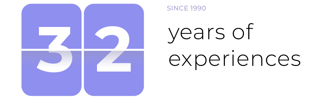 +30 years of experiences